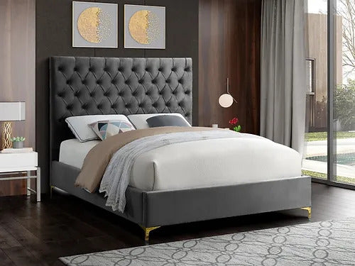 Sophia's Luxe Velvet Bed