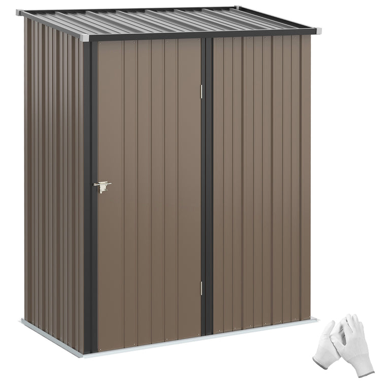 5' x 3' Steel Tool Shed with Lockable Doors