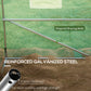 20' x 10' Walk-in Greenhouse with Sprinkler System, Tunnel Green House with Wide Roll-up Door, 12 Mesh Windows, Green