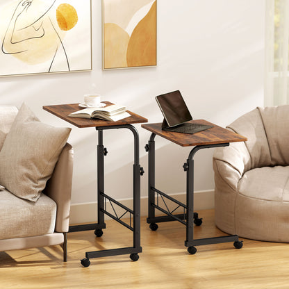 23.5" Mobile Standing Desk with Wheels
