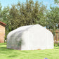 15'x10'x7' Greenhouse Gardening Planting Shed White