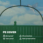 Walk-in Mini Greenhouse with Shelves, Portable Outdoor Greenhouse with Roll-up Door, 123 x 187 x 189 cm, Green