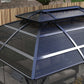 13' x 10' Patio Gazebo, Double Roof Outdoor Gazebo Canopy Shelter with Curtains and Aluminium Frame for Garden, Black