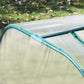 13' x 3' x 2.5' Portable Mini Tunnel Greenhouse with 4 Zipped Doors, Easy Assembly, Clear