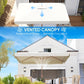 Patio Umbrella 118.1" x 78.7" Outdoor Parasol UV50+ Protection in White