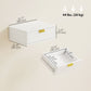 Modern Floating Nightstands Set of 2, Wall Mounted Bedside Tables with Wave Drawer White