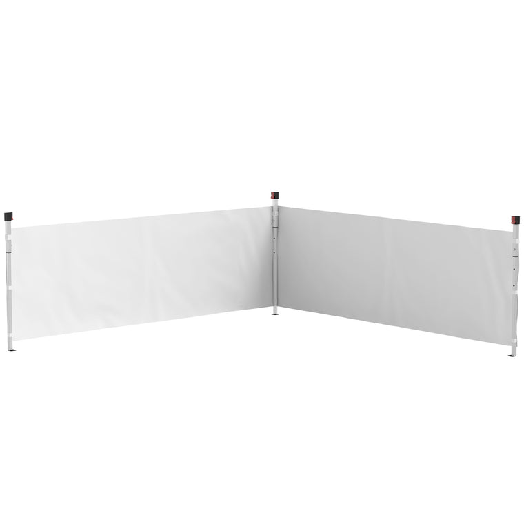 White Half Sidewalls Set for 10' x 10' & 10' x 20' Canopies