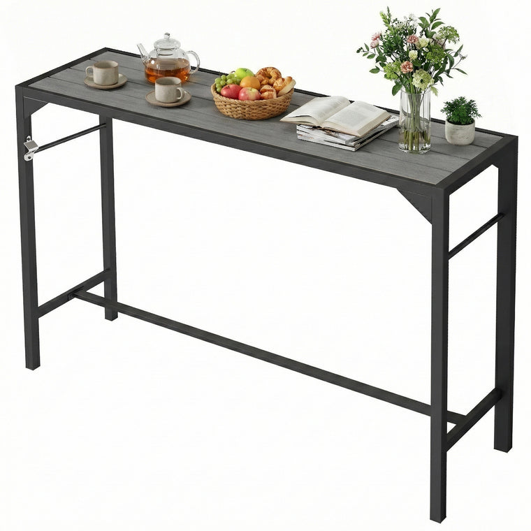 55" Bar Height Table with Built-In Bottle Opener