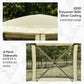 Pop-Up Tent, Foldable Screen Tent with Carry Bag, Zippered Door and Ground Stakes, Fits 3-4 People, Beige