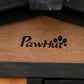 69" Black Wooden Rabbit Hutch with Run & Ramp