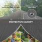 8.2 x 8.2 ft Pop Up Canopy Tent with 4 Sidewalls, UPF 50+ Outdoor Instant Canopy with Carry Bag, Dark Grey