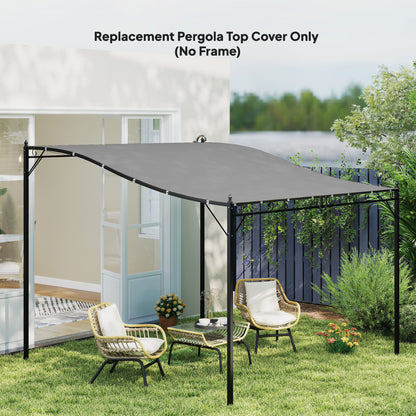 10' x 10' Dark Grey Pergola Canopy Replacement Cover