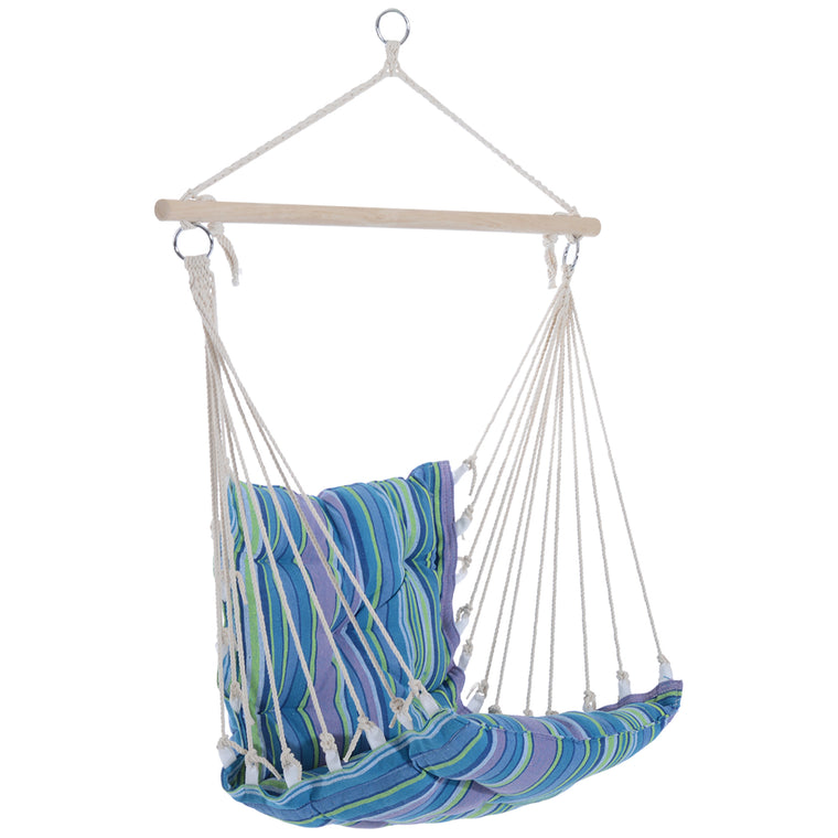 Portable Woven Rope Hammock Swing Chair with Sleeping Bed