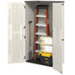 368 Gallon Outdoor Storage Cabinet with Openable Top and Lockable Doors for Lawnmower, Trash Can, Patio Accessories