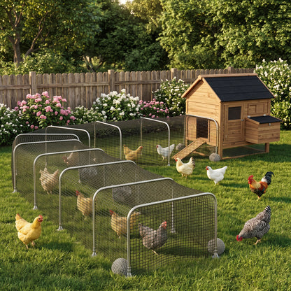 354" x 39" Galvanized Steel Chicken Run