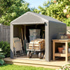 Galvanized Steel Bike Shed