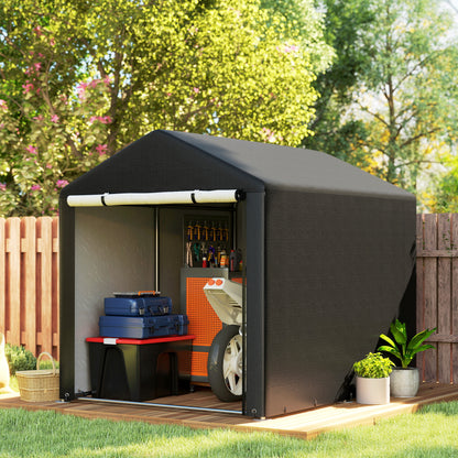 Portable Bicycle Shed with Galvanized Steel Frame