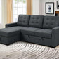 Dyno Reversible Sectional with Sleeper Storage