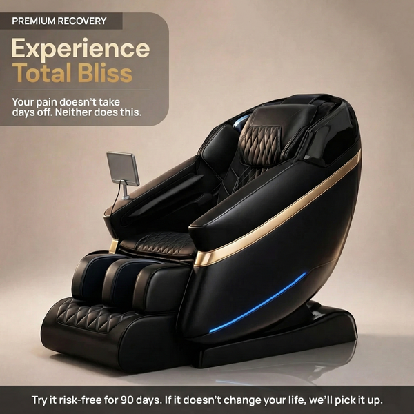 Bliss Pro Premium Heated Leather Full Body Massage Chair