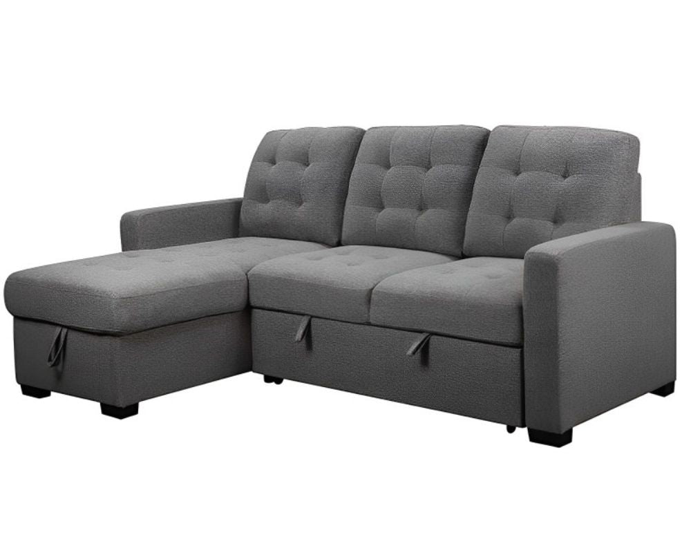 Dyno Reversible Sectional with storage pull out bed
