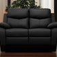 Aveon Pillow Top Arm Reclining Loveseat in Leather Match - In 2 Colours