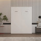 Wallie White Vertical Murphy Bed