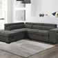 Bel Air Convertible Sleeper Sectional with Storage