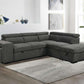 Bel Air Convertible Sleeper Sectional with Storage