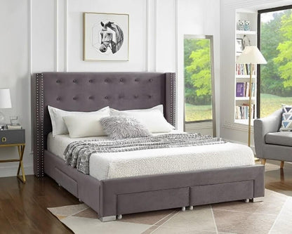 upholstered bed frame