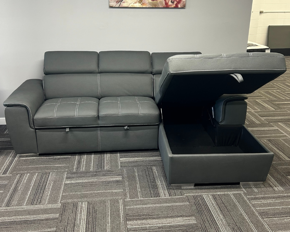 Jordan Sleeper Sectional with Storage Chaise