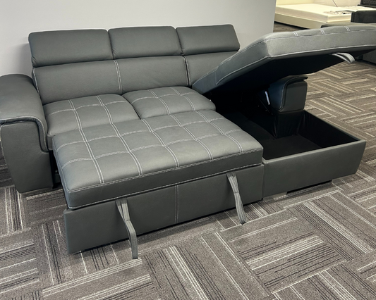 Jordan Sleeper Sectional with Storage Chaise