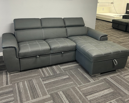 Jordan Sleeper Sectional with Storage Chaise