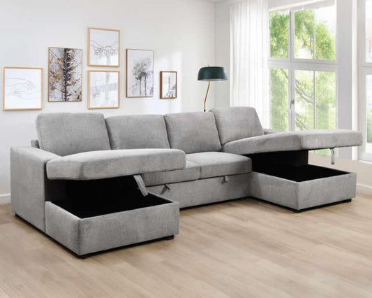 Liberty Sleeper Sectional with Two Storage Chaise