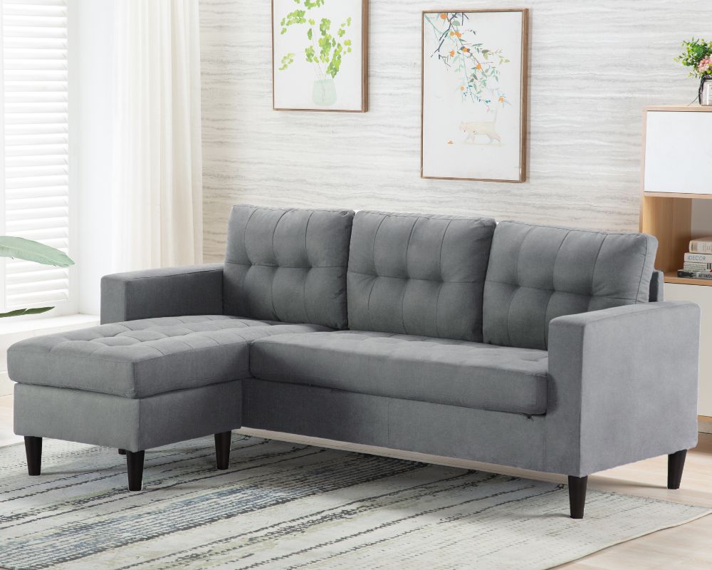 Sinclair Sectional Sofa L-Shape with Reversible Chaise – Forward Furniture