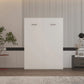 Wallie White Vertical Murphy Bed