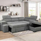 Bel Air Convertible Sleeper Sectional with Storage