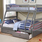 Fraser Twin over Double Bunk Bed with Storage - 3 Colours