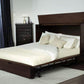 Bridger Queen Size Murphy Cabinet Bed in Auburn