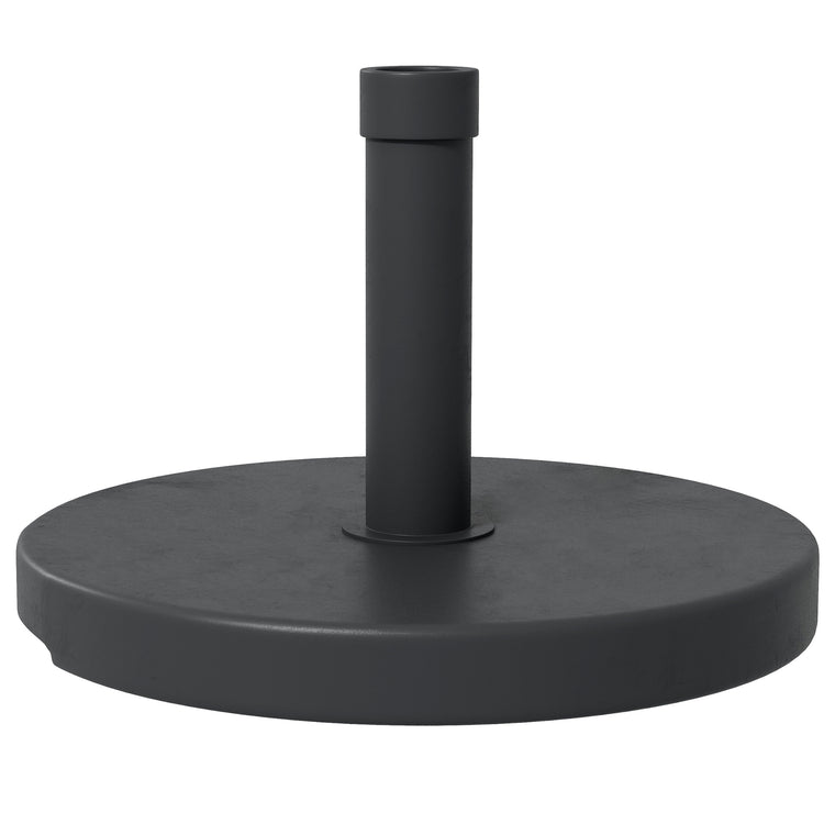 33 lbs Black Concrete Umbrella Base 18.3" Round