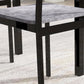 Foldable Dining Table Set for 2, Drop-Leaf Kitchen Table with 2 Chairs for Apartments and Studios, Natural