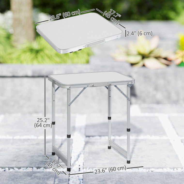 Folding Adjustable Aluminum Picnic Table