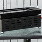 2 Burner Liquefied Gas Grill, Portable Tabletop BBQ Grill, for Camping, Picnic, Silver