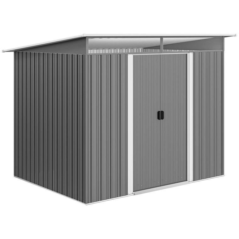 8.5' x 6' Steel Garden Shed