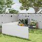 Canopy Sidewalls for 10' x 10' or 10' x 20' Pop up Canopy, 2 PCS Canopy Half Walls Only, White