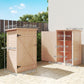 29.9" x 21.7" x 45.3" Storage Cabinet with Asphalt Roof