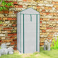 Mini Greenhouse with Screen Roof, Portable Small Greenhouse with Roll-Up Zipper Door