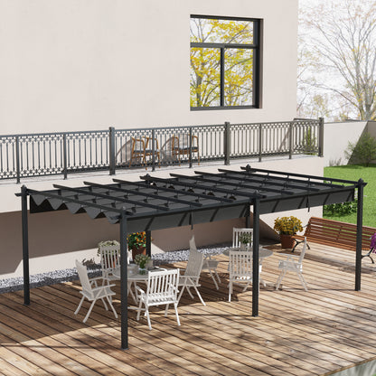11.7' x 19.6' Retractable Pergola for Patio & Deck