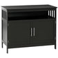Kitchen Sideboard, Buffet Cabinet, Wooden Storage Console Table with 2-Level Cabinet and Open Shelf, Black