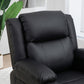 Lift Chair for Seniors, PU Leather Upholstered Electric Recliner Chair with Remote, Side Pockets, Quick Assembly, Black