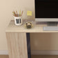 55" Corner Computer Desk, 360° Rotating L-Shaped Desk, Home Office Workstation with 3-Tier Shelves